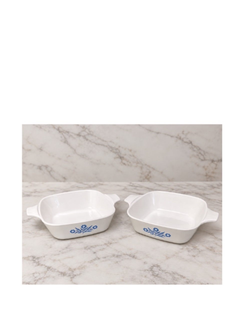 Corning Ware Blue Vintage Cornflower P-41 Petite Pans, Set of 2, c. 1966–1969